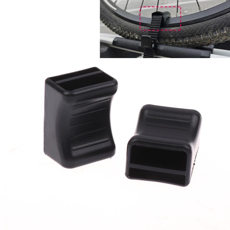 2Pcs For Thule 599 598 591 568 564 561 532 933 926 Roof Rack Bike Wheel Adapter Straps With Cushion For Secure Cycling Transport