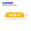 RGC1 4Pcs Car Stickers Door Opening Reflective Warning Sticker Valve For KIA K5 K9 Sorento Ceed Sportage Carnival Stinger Niro Soul