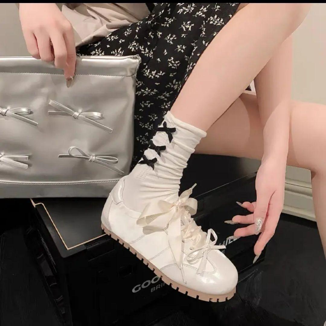 

Розовые балетки на мягкой подошве и плоской подошве, повседневные, универсальные, для моральной подготовки, женские, весенне-летние новые модели 40 слоновая кость