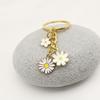 Daisy Enamel Flower Keychain Pendant for Bags & Phones