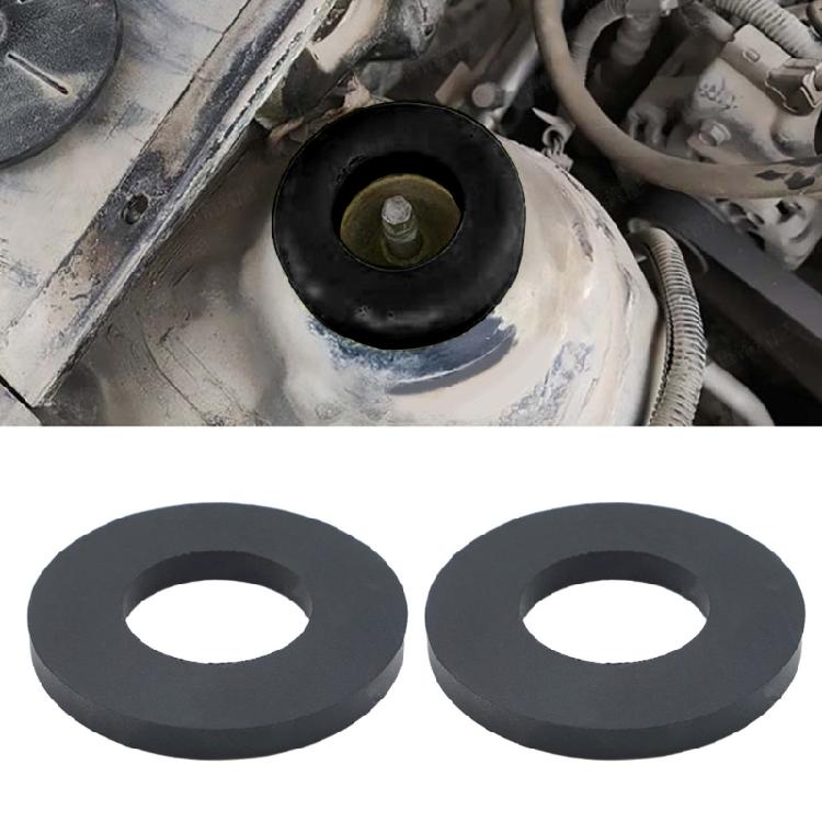 2pcs/4pcs Shock Absorbing Bearing Washer Over Bump Auto Accessories Pad  Rubber Bushing Dampers Pad