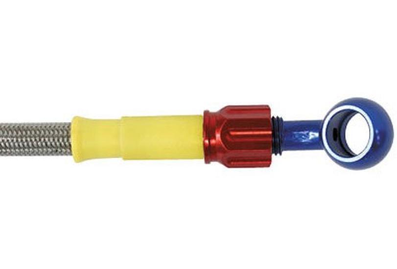 [AC Performance Line] Brake hose/smoke [socket blue/red] VTR250 ('98-'11) Rear