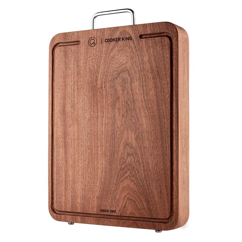 COOKER KING Solid Wenge Wood Cutting Board