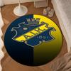 Aik Crest  Round mat, Anti-slip Circle Carpet Chair rug For livingroom,Bedroom, doormat home decor Gift Christmas Gifts