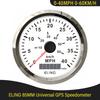 ELING Waterproof 85MM GPS Speedometer 0-40MPH 0-80MPH 0-160MPH Total Mileage Adjustable with Backlight 12V 24V for Truck Yachts