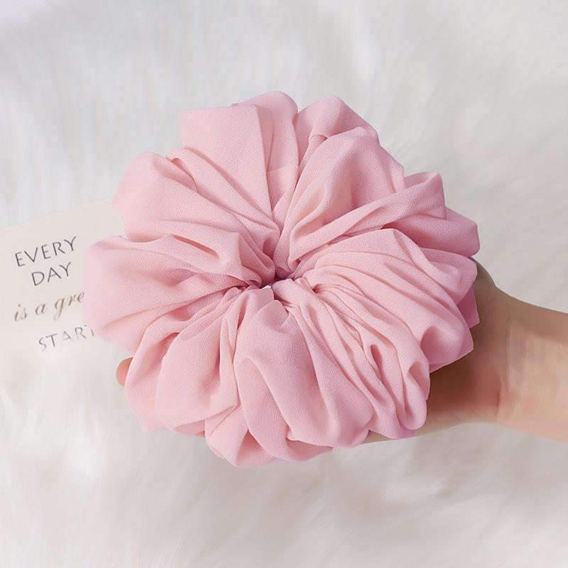 

Малайзия жемчужный шифон резинка для волос в виде толстой кишки резинка для волос резинка для волос однотонная основа цветок на голову головной платок шарф аксессуары