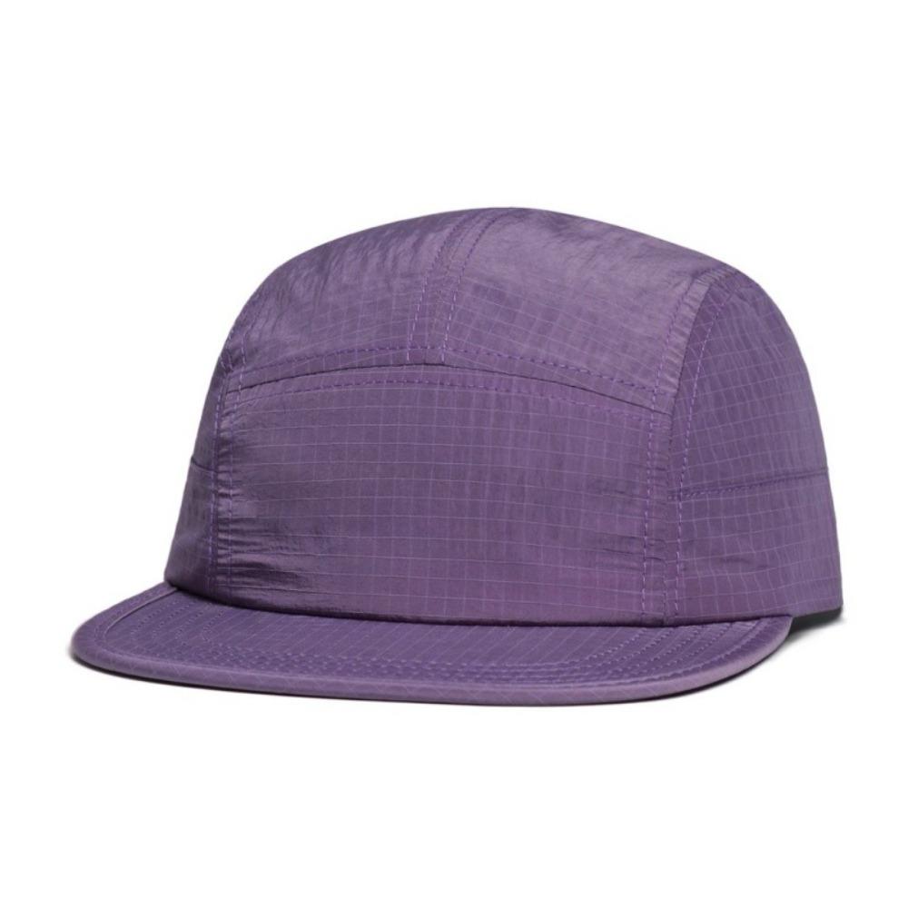 Versatile Japanese Style Flat-brimmed Baseball Cap Plaid Solid Color Hip-hop Hat Breathable Adjustable Quick Drying Cap Unisex