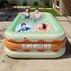 Foldable Inflatable Swimming Pool with Pump (European Standard) Outdoor Summer Pool for Adults and Children Summer Wading Pool