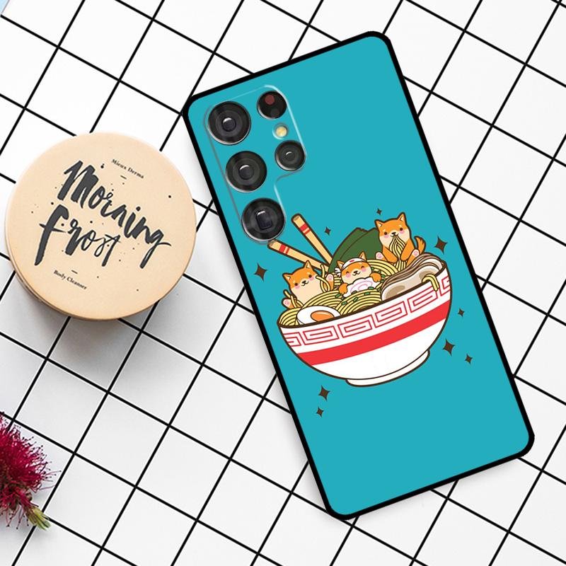 Eating Ramen Noodle Lovers Case For Samsung Galaxy S21 S22 S23 S24 S25 Ultra S9 S10 S25 Plus S25 FE S20 FE Phone Cover
