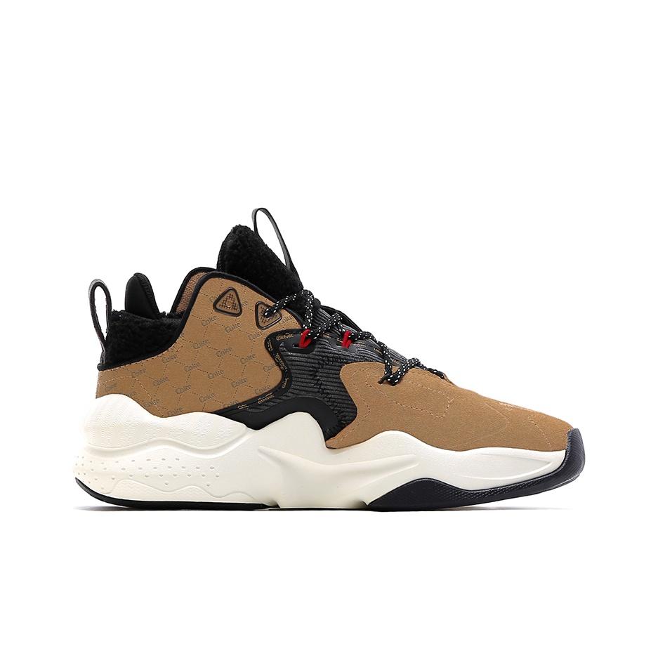 Coca-Cola X Anta Lifestyle Series Shock Absorbing Non-Slip Wear-Resistant Mid-Top Dad Shoes Men Shoes Brown 112148080S-1