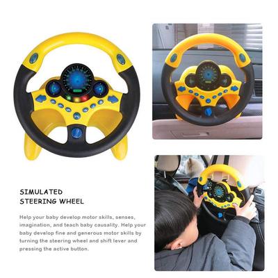 Εκπαιδευτικός ήχος παιχνιδιού New Kid Simulated Steering Wheel Racing Driver