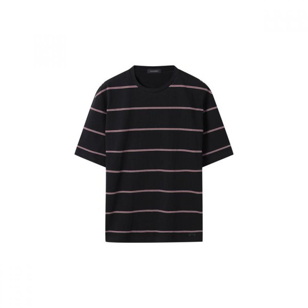 CusTomellow Black STripe T shirT cwTam25433bkx 100