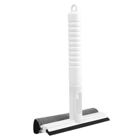 Stěrka na sklo s rozprašovačem vody Protiskluzová rukojeť Design Závěsné skladování Multifunkční čistič 3 v 1 Oboustranný kartáč Škrabka