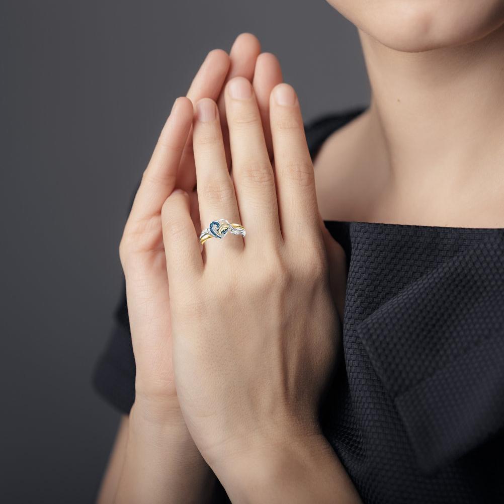 Dolphin Ring Until the End of the World Inlaid Ring Jewelry Gift for Mother s Day