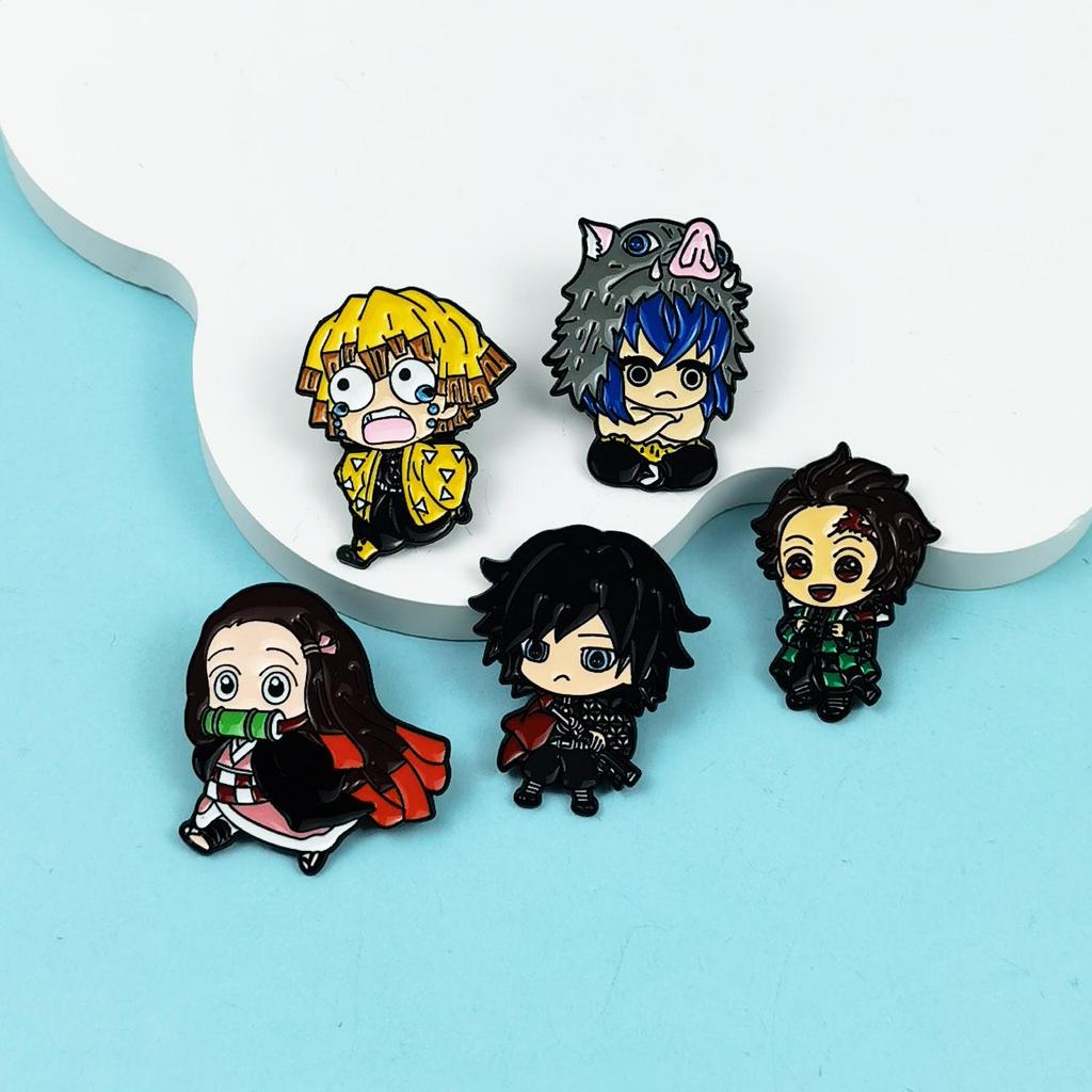 Jujutsu Kaisen Anime Brooch - Cartoon Character Badge for Clothing, Backpack, and Accessories