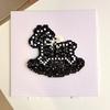 5Pcs Shining Rainbow Glitter Baking Cloth Fuse Beans Beadsheat-resistant Paper  Fuse Art Projects