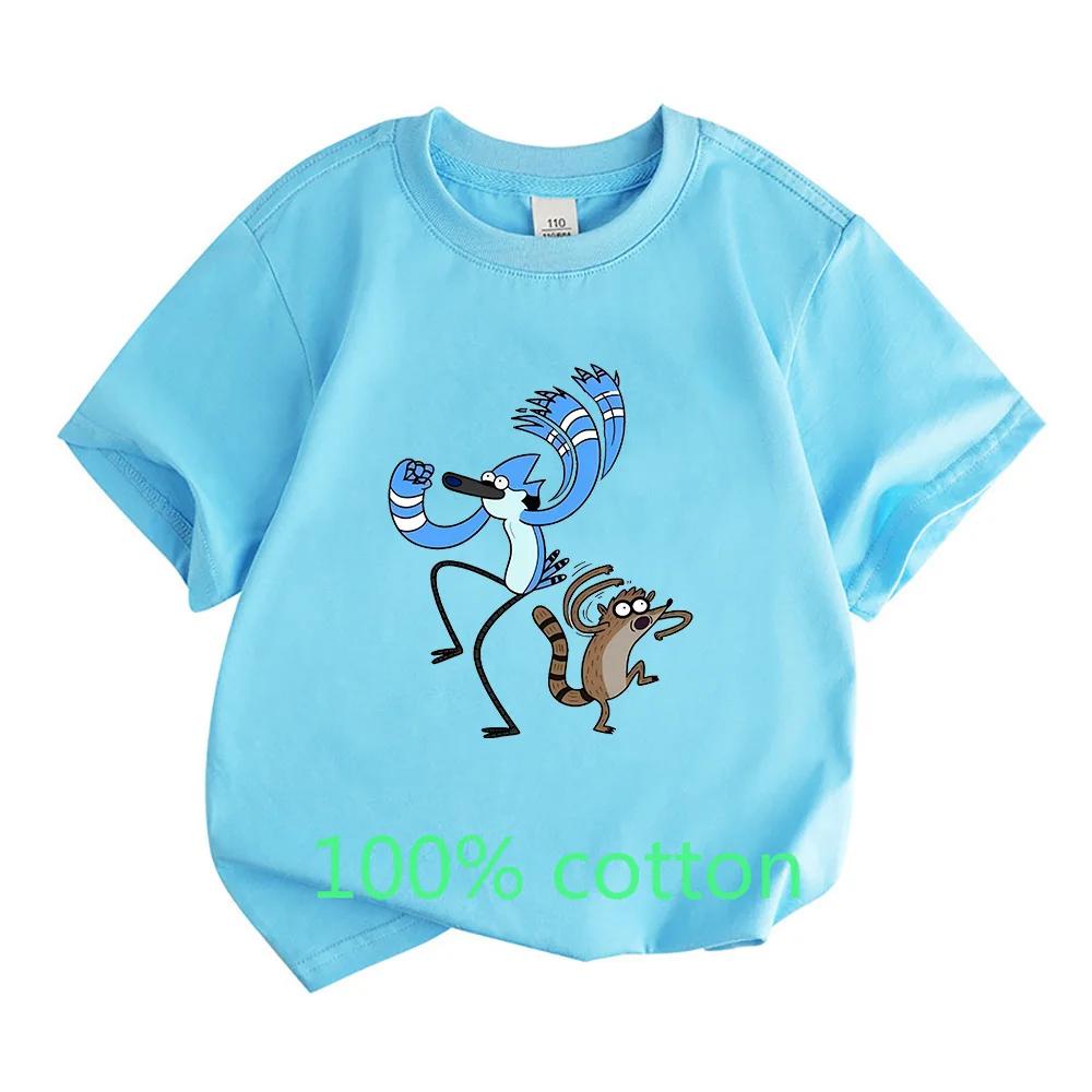 Modisches T-Shirt Film Cartoon Kinder Geschenk Jungen Mädchen Universelles T-Shirt Teenager Kleidung
