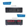 SENWIKATIN Přepínač reproduktorů Volič reproduktorů s terminálem 1 vstup na 2 150 W RMS Stejnosměrný proud na kanál Dvoukanálová krabice, svorky, výstupy,