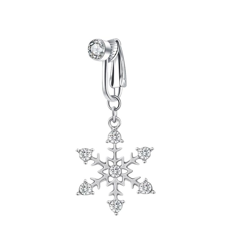 No Piercing Belly Button Clamp Easy To Wear Navel Rings Comfortable Women Body Adornment For Parties And Daily Wear