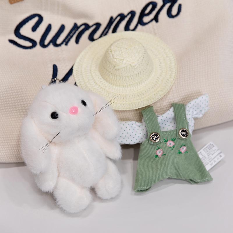 15cm Gardener Peter Rabbit Plush Toy Handmade Cute Wear Clothes And Hat Doll Stuffed Plushie Toy Home Decor Kids Girlfriend Gift