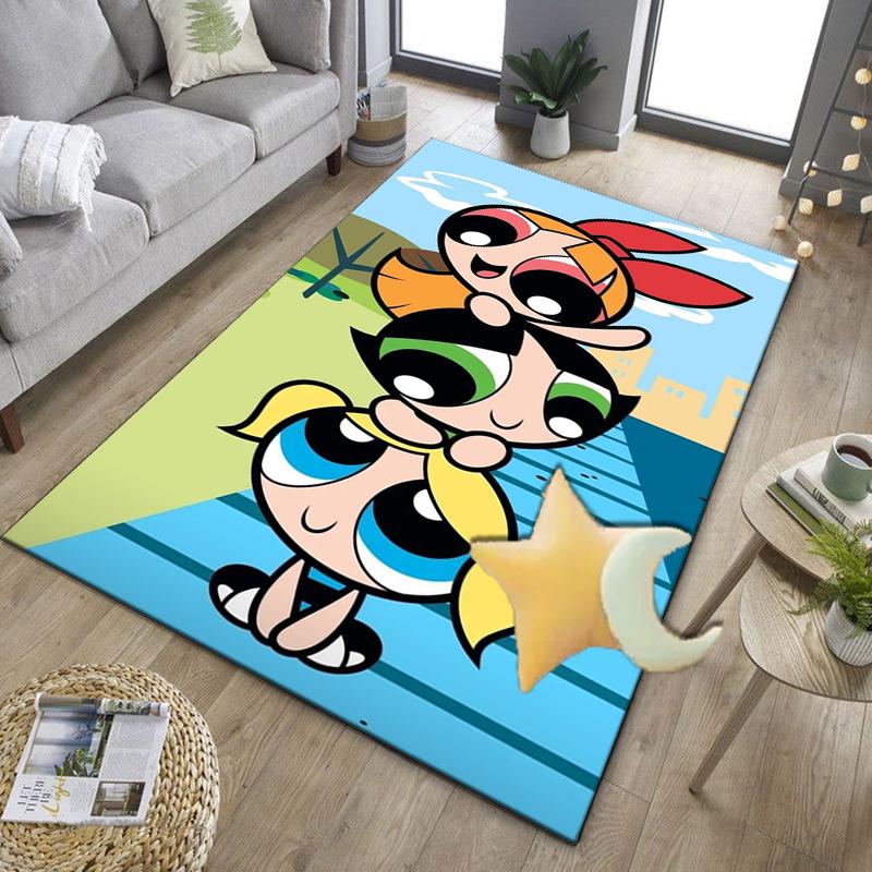 Power Police  Adventure Office Rug Chair Mat, Game Carpet, Suitable for Front Door, Bedroom, Living Room, Desk, Holiday Gift