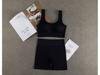 New Seamless Plus Size Underwear Set: One-Piece Vest & Triangle Briefs with Chest Pad.
