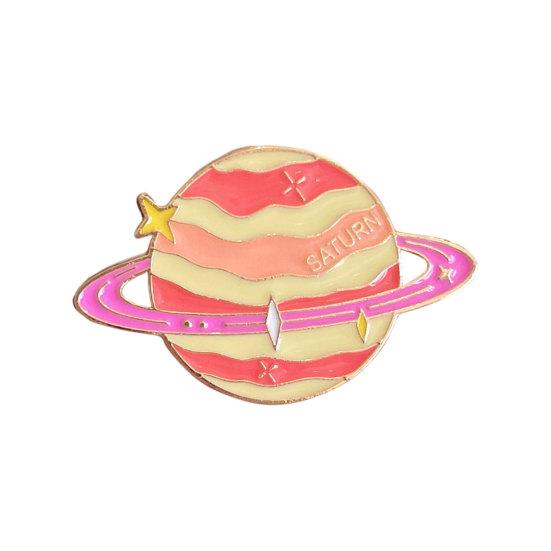 De Otte Planeter Broche, Venus/Jorden/Jupiter/Uranus/Neptun Broche, Metalmærke, Kreativ Planet Serie Broche, Emaljenåle til Skoletaske Rygsæk