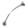 MEREDITH Filo da Pesca in Acciaio Anti-Morso 15cm-30cm Terminale in Filo d'Acciaio con Girella Accessorio da Pesca Treccia con Nucleo in Piombo Filo da Pesca