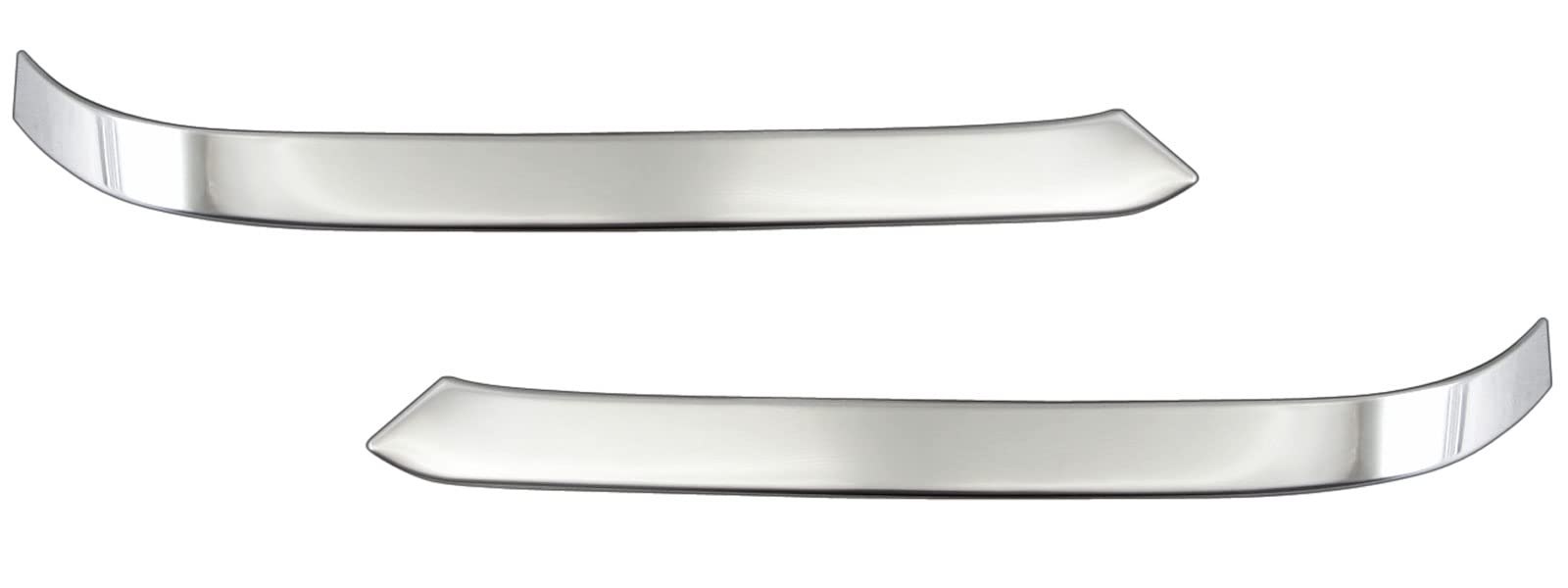 

BRIGHTZ Finish Stainless Steel Front Bumper Corner Moulds for the Tanto Funcross Fits and 660 Ultra-Mirror (2-Piece) LA650S/LA660S (COR-MOL-024) -