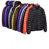 New Men's Light and Fashionable Cotton Clothes Men's Winter Korean Version Slim-fit Hooded Solid-color Warm Cotton-padded Coat Men's