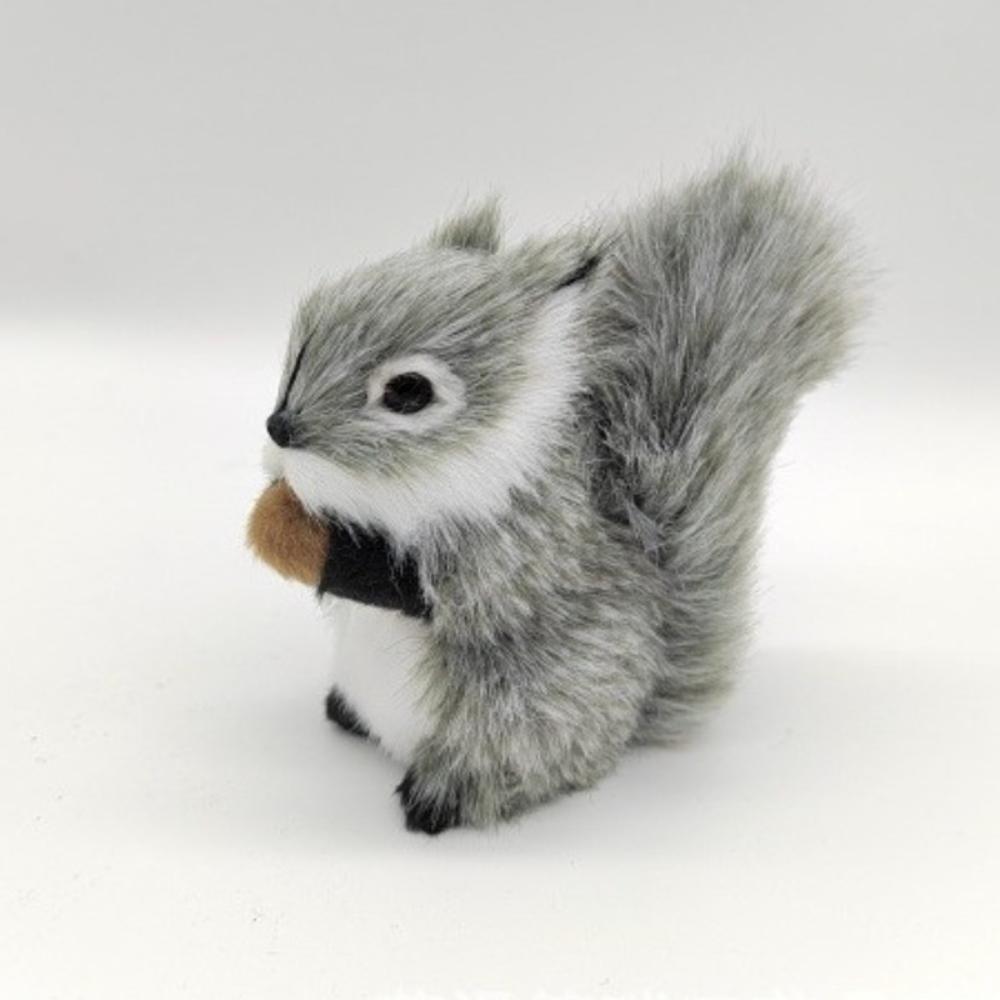 PP Cotton Squirrel Plush Toy Big Tail Squirrel Stuffed Plushie Doll Plush Squirrel Doll  Home Decor