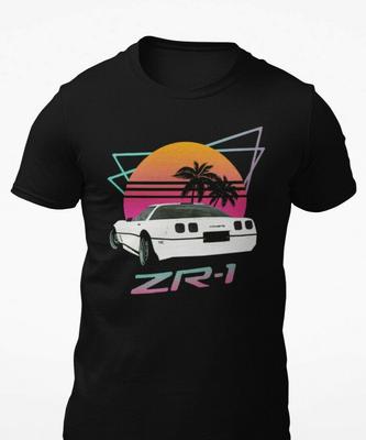 Retro 80's Chevy Vette C4 ZR1 T-Shirt