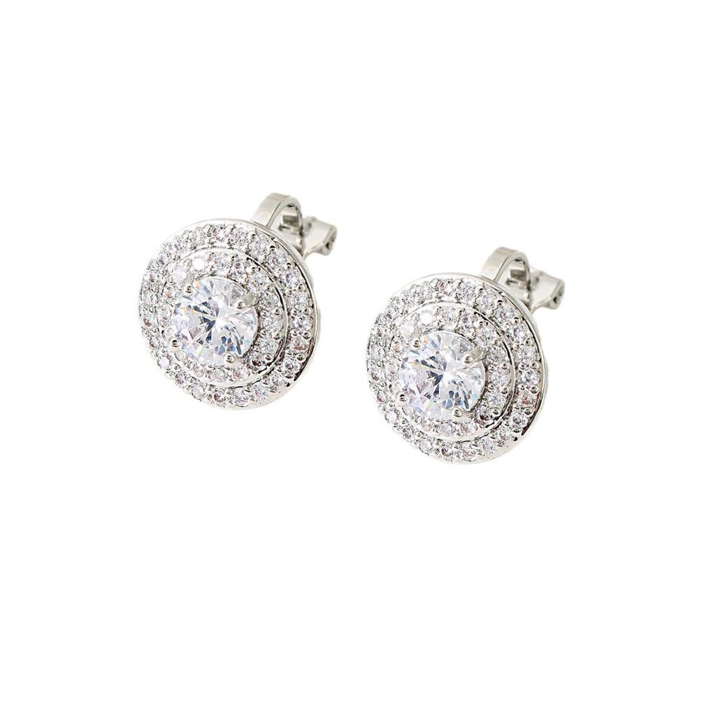 Luxury Diamond Hip-Hop Clip Earrings: No Piercing Needed