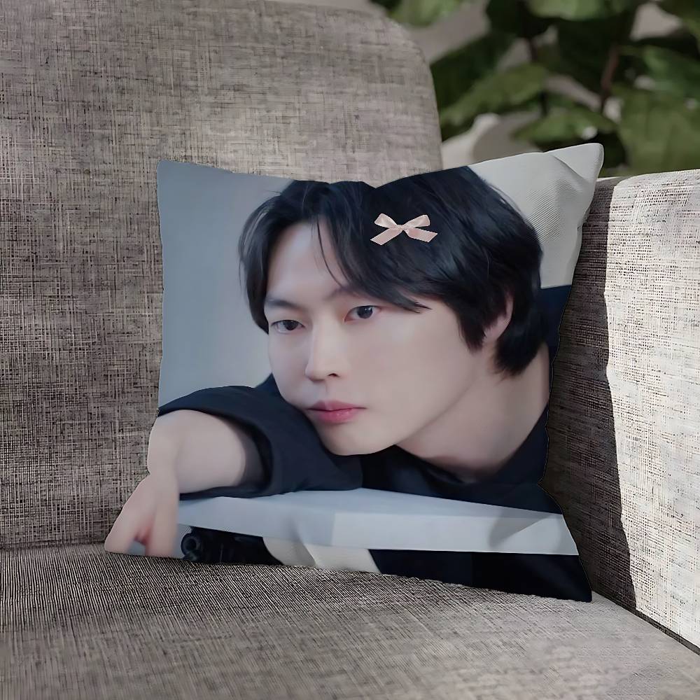 R-Roh J-Jae W-Won Pillow Case For Sofa Decor Home Car Office Living Room Printing Cushion Cover Decorations and Protector