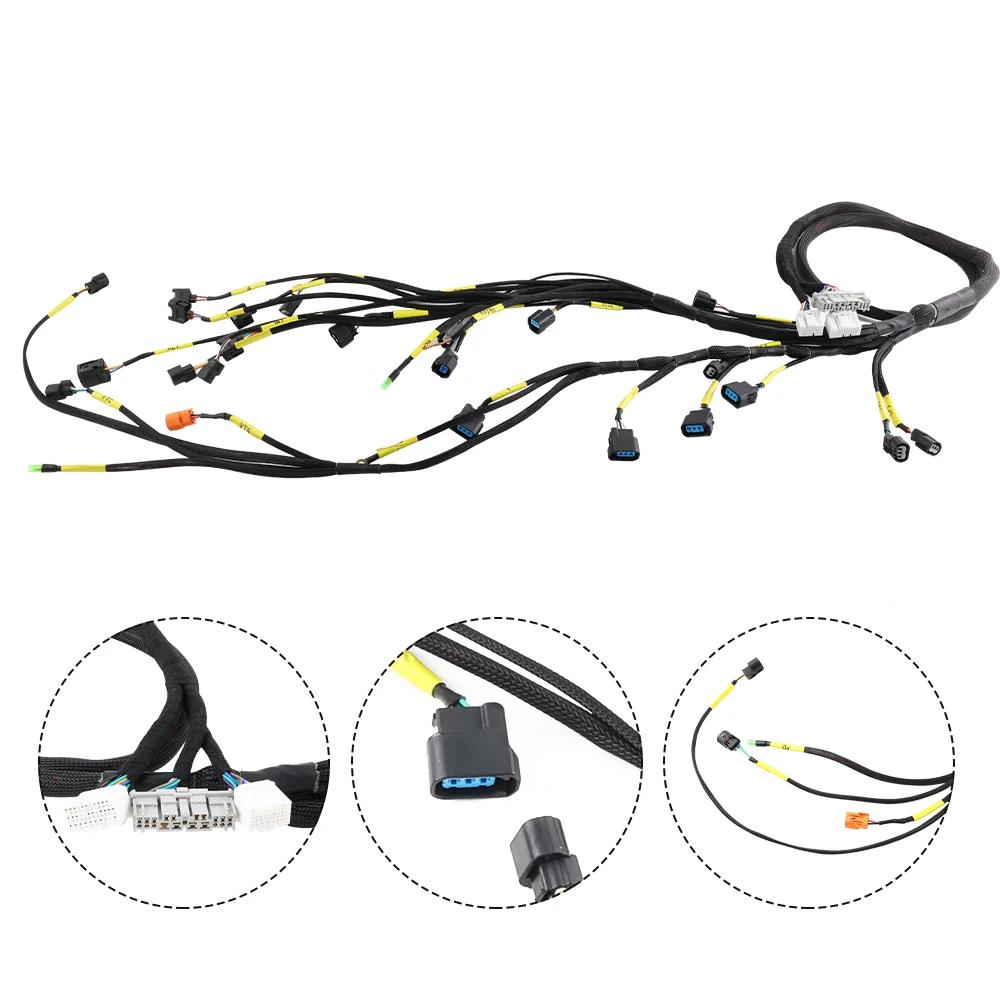 K20 K24 K-Series Tucked Engine Harness For Honda Acura K-Swap Integra CRX EK EG 02-04 RSX Type S