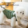 Cozy Autumn/Winter Pet Vest with Leash Buckle - Cotton Clothes for Small/Medium Cats & Dogs
