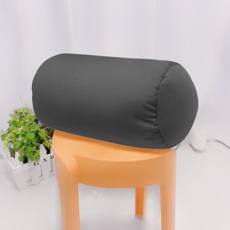 Zylindrisches Kissen Eingebaute Schaumstoffpartikel Mikroperlen-Rollkissen Gefülltes Sofakissen Schlafzimmer Schlaf Überwurfkissen Nacken Kopf Rücken