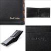 Set gravierte Bright Stripe Trim SS24 Bifold Wallet Leder Geldbörse Rindsleder 813005 P846 Kein Name [Paul Smith] Artikel/Name (Schwarz, graviert)