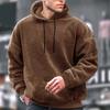 Autumn and Winter Large Size Hooded Men's Casual Personality Fashion Sweatshirt Coral Velvet Jacket for Men In Stock