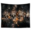 Home Decor Halloween Skull Pumpkin Tapestry Wall Tapestry Hippie Tapestry Dorm Decor Blanket 230x180cm