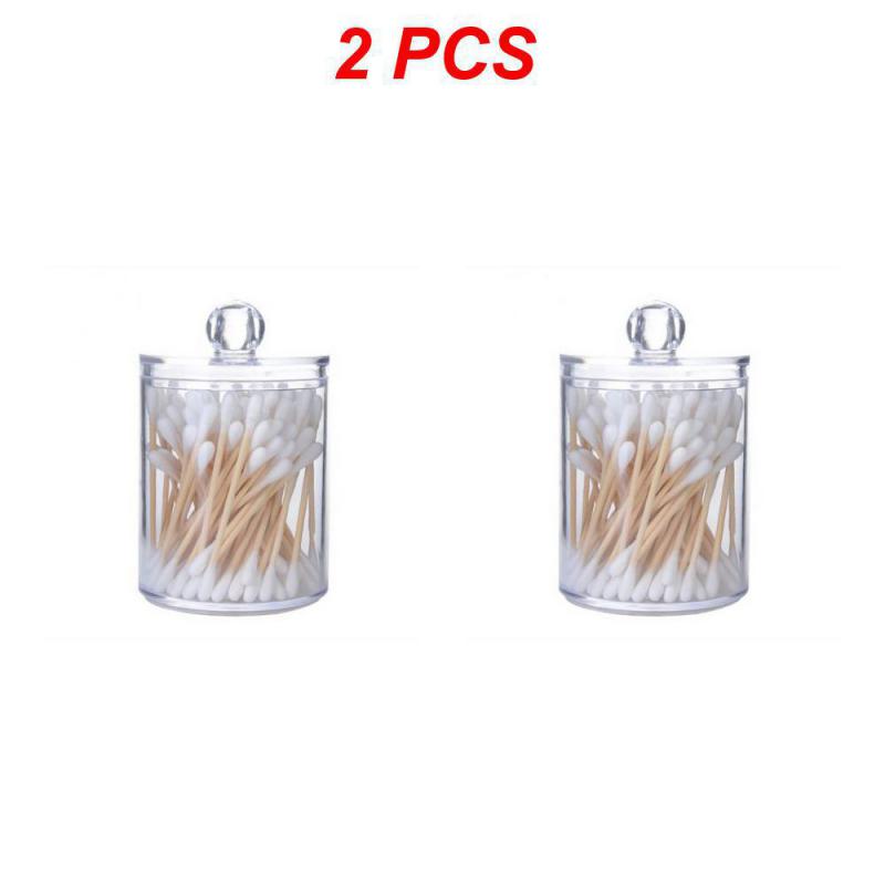 1/2/3PCS Cute Bear Cotton Pad Holder Cotton Swab Rod Storage Box Cosmetics Jewelry Bathroom Makeup Container Lipstick