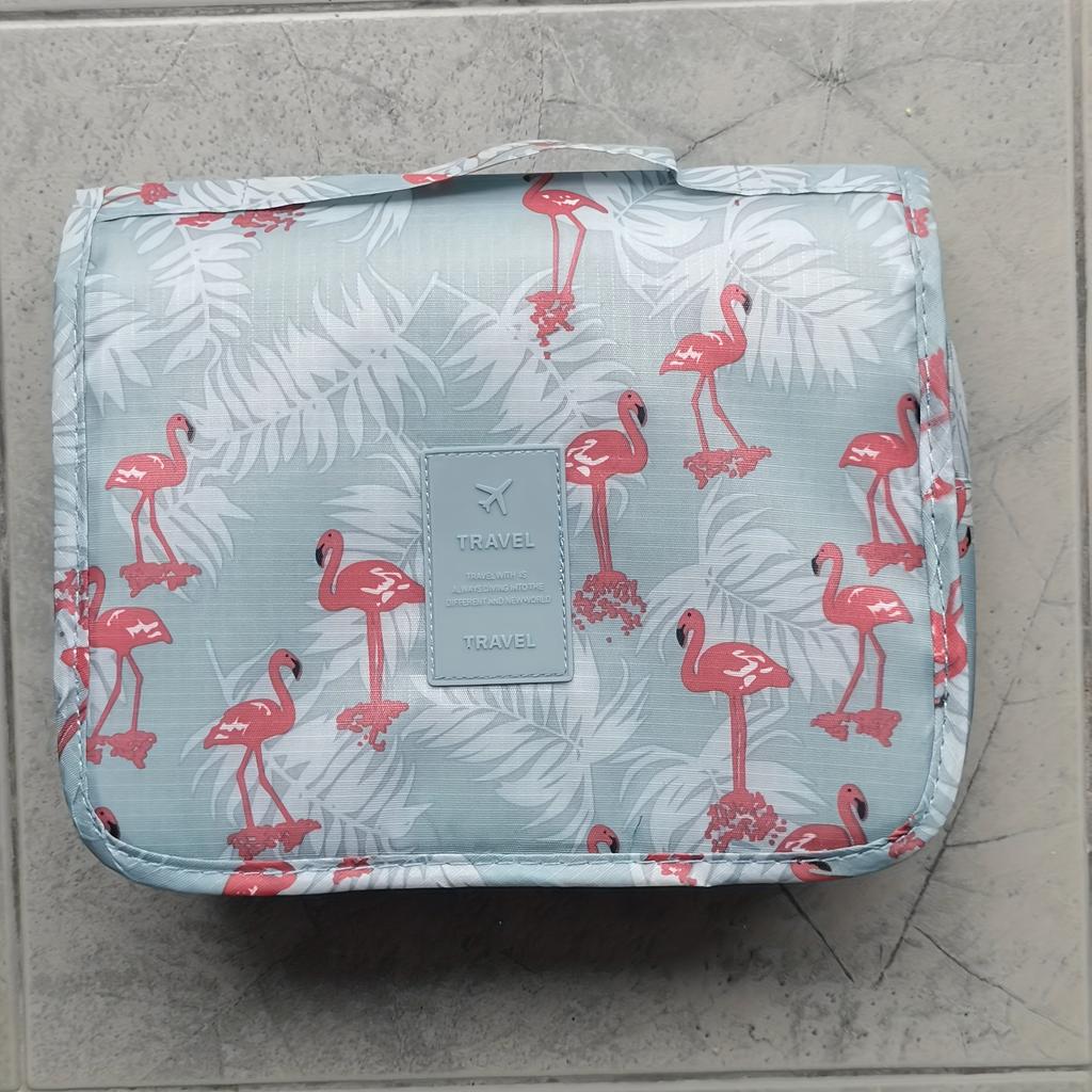 Cosmetic Bag Women Travel Pouch Waterproof Toiletries Beauty Organizer Ladies Bathroom Neceser Makeup Storage Bag With Hook Wash