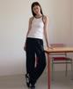 38COMEONCOMMON Pipe Line Sleeveless (White)
