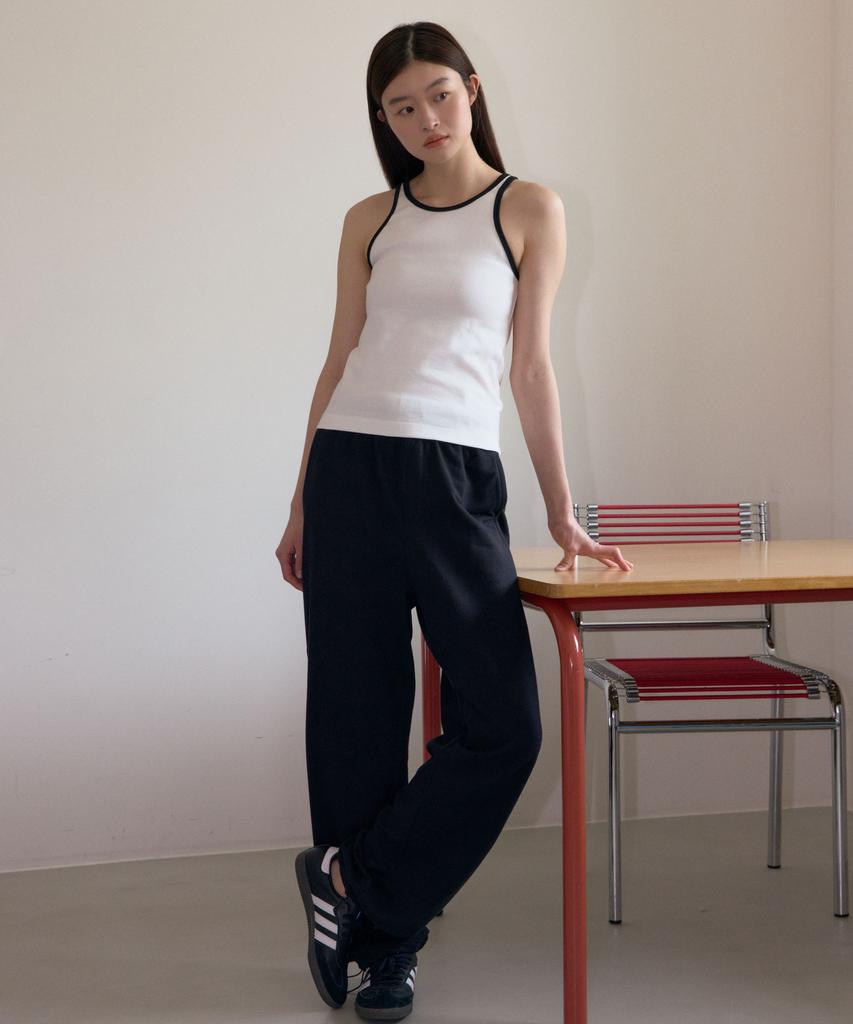 38COMEONCOMMON Pipe Line Sleeveless (White)