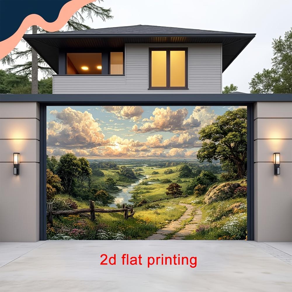 2D plane, 1 piece of rural-style countryside field background, suitable for rural portrait photography