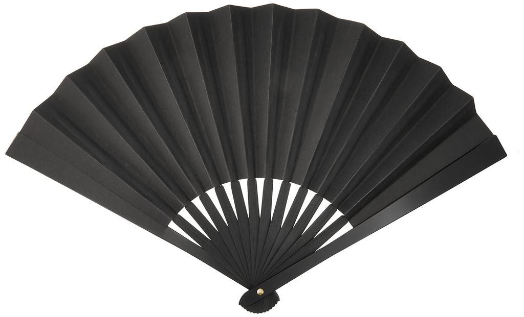 Ogata Sword TS-B/Hannya Take no Homare Iron Fan 8cm Black Heart Sutra