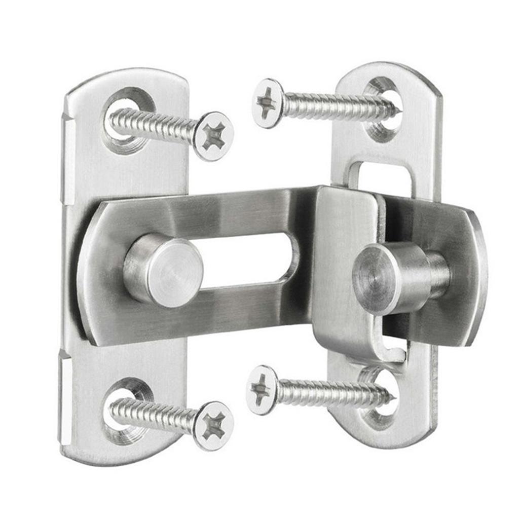 Stainless Steel Door Buckles Locks Heavy Duty Safety Door Lock for Bedroom Drawer Window