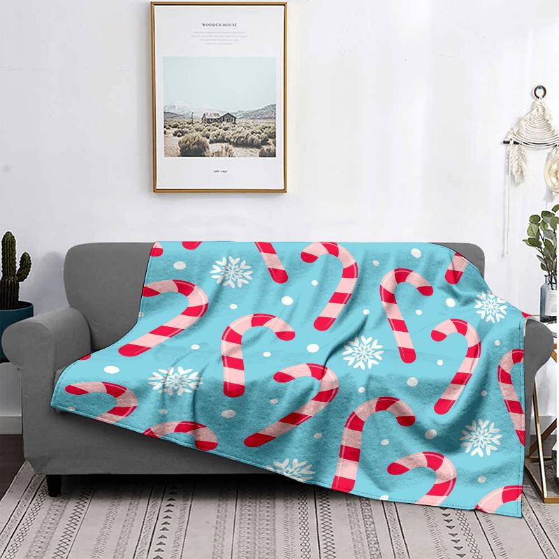 Home Decoration Plush Throw Sofa Blanket Bedspread Bed Fluffy Soft Blankets Decor Plaid Modern Halloween Merry Christmas Winter