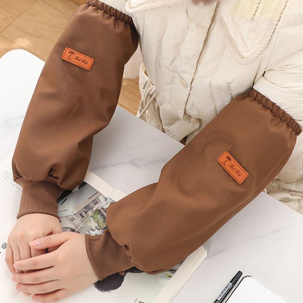 Verdickte Wasserdichte Überärmel Ölbeständig Verlängerte Ärmel Ölfest Armschoner Heimküche