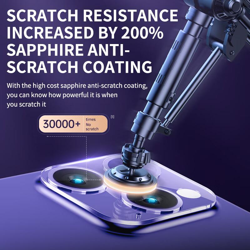 3 Stück Kameraobjektiv-Glasschutzfolien für IPhone 15 13 14 Pro Max 12 Mini Kamera-Hartglas auf IPhone 14 Plus 11 Pro Rückseite Klar HD Objektiv